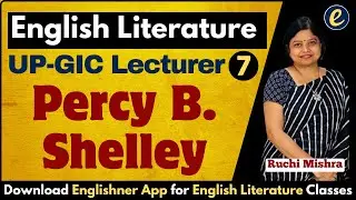 MCQs on Percy B Shelley | English Literature Classes by Ruchi Mishra | Englishner App