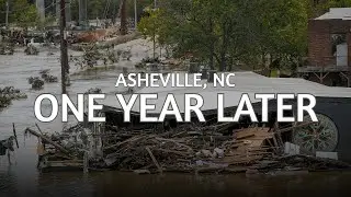 A tour of ASHEVILLE, NC one year after Hurricane Helene