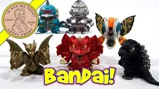 Godzilla Stop Motion! Bandai Chibi Figures: Gigan, Destoroyah, Mechagodzilla, Mothra