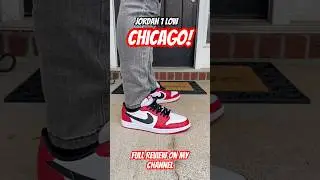 Jordan 1 low og Chicago! Full review on my channel. #jordan #shoes #review.
