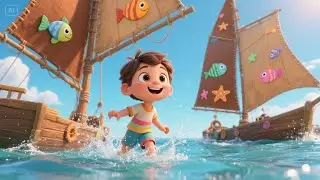 Big Boat on the Wavy Sea | Fun Boat Adventure Song for Kids | Sailing Song for Toddlers