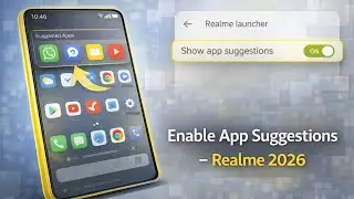 How to Show App Suggestions in Realme Phone (2026 Guide)