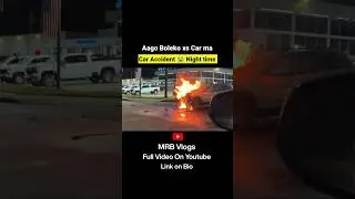 Car Accident 😭 Night Time #caraccident #accident