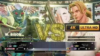 M. Bison (Super Diamon) vs Vega (Warlord) | Street Fighter V CE | 4K 60Fps Gameplay