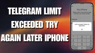 How To Fix Telegram Limit Exceeded Try Again Later on iPhone (2026 Fix)