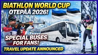 Biathlon Fans Get READY for Otep&auml;&auml; 2026 with SPECIAL Travel Update