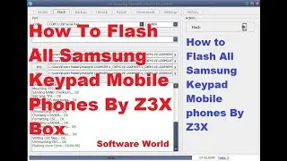 How To Flash All Samsung Keypad Mobile Phones By Z3X Box
