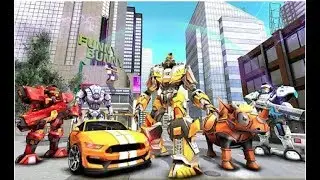 Futuristic Rhino Robot Car Transformation Game 2018 - Best GamePlay FHD | by Cradley Creations |