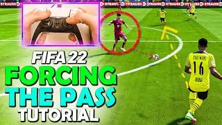 FIFA 22 PRO DEFENDING TRICK | How to BAIT YOUR OPPONENT into PASSING | FIFA 22 DEFENDING TUTORIAL