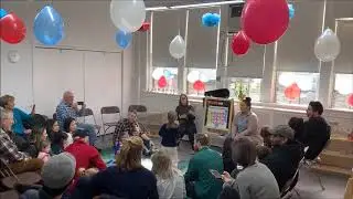 ARDOR School - Preschool singing We're Floating Down the River & Wheels on the Bus