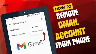 How to remove gmail account from android phone | Email id delete kaise kare | Google Account Delete