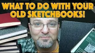 What to Do with Old Sketchbooks // Sketchbook Purge