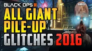 COD BLACK OPS 3 ALL 2016 BEST GIANT ZOMBIES PILE-UP GLITCHES | PS4/3 XBOX1/360 PC