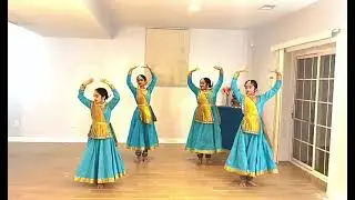 Jhup Taal Bandish Competition | Kathak Performance | 4 girls group dance | First Place |