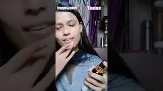 Rose Water Vs Toner 💕💖#shorts #youtubeshorts