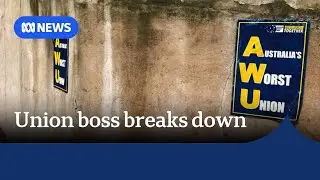 Union boss breaks down at Queensland CFMEU inquiry | ABC News
