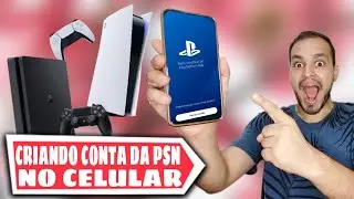 COMO CRIAR UMA CONTA DA PSN NO CELULAR! (2023) (PS3,PS4 E PS5)