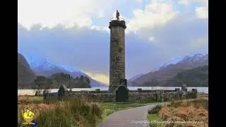 Views of Glen Finnan Scotland art by chris beever