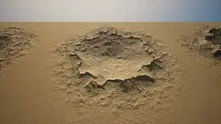 Craters - Unreal Engine (Houdini Digital Asset)