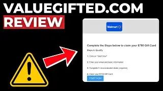 ValueGifted.com Review &ndash; Is ValueGifted Com $750 Walmart gift card Legit or Scam?