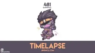 [ 481 - Timelapse ] Let's draw Star Platinum from Jojo's Bizarre Adventure