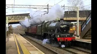 JUBILEE, '45*** '??? ( Galatea), returns to service! Winsford, 1st February 2023