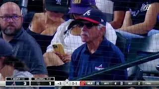 Braves booth watching in amazement by this old man eating his ice cream @StoolBaseball #mlb #braves