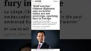 Chinese ambassador statement on Ex- Soviet Union states|#india #russia #china #ukraine #geopolitics