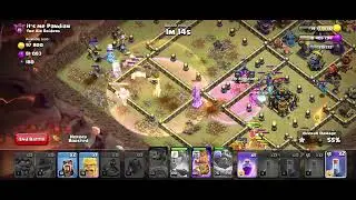 Close to time fail 😱!!! || Clan wars TH 17 VS TH17 || Meteor Golem + Rc walk 