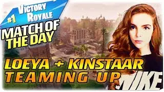 LOEYA + KINSTAAR - DUO DESTRUCTION - LOEYA playing FORTNITE BATTLE ROYALE