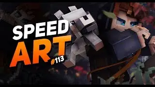 &laquo; ItzDarkFTW &raquo; Minecraft GFX Banner Speedart &bull; [#113] [Not so glowy banner yey]