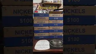 I Need Your Help With Choosing The Next 2 Nickel Boxes To Hunt! #nickelhunt #coinrollhunting