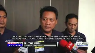 Police Conduct Reconstruction of Jakarta Murder Case