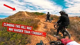 I Almost Don't Make It Up This Hilariously Sketchy Hill || 2023 40ah Surron Ebike