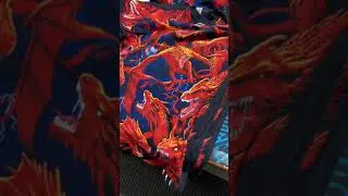 Liquid Blue Dragon Storm Black T-Shirt
