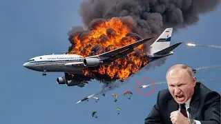 The World is Shocked! Russian Presidential Plane Carrying 400 Elite Troops Explodes in Mid-Air!