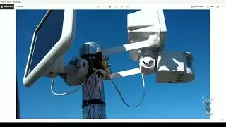 S12aE2 - Mounting a Flat Base LED Solar Motion Security Light to a 2 Inch Pole