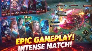 Broken Angela Game Play ❤️ | Intense Team Fight 💪 Crazy Comeback 🔥 | Mobile Legends Bang Bang 
