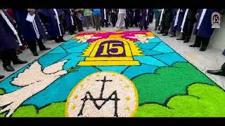 Salida triunfal Señor de los Milagros de chorrillos ( Décimo quinta cuadrilla ) 