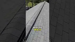 The Danger of Exposed Nails on Your Roof Shingles 🏠💦 #shorts
