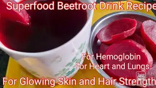 Beetroot Drink | To Raise Hemoglobin #beetroot | चुकंदर कैसे पकाए | morning diet 