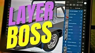 Как управлять множеством слоев в Affinity Designer