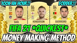 FIFA 21 How To QUICKLY Make Over 100K An Hour Right Now Using This Trading Method | Investment Tips!