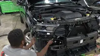 2021 Dodge Durango front bumper and headlamp removal