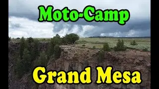 Motorcycle Camping on Grand Mesa |  Low Budget Motorcycle Camping Adventure