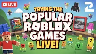 Roblox LIVE 🎯 Trying The Most Popular Games Right Now!