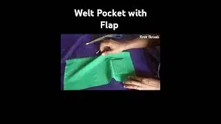 Welt Pocket with Flap  #beginnersfriendly #suitdesign #weltpocket #youtubeshorts #viralshorts