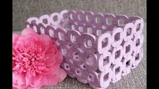 Органайзер для мелочей из газет//Organizer for small things from Newspapers