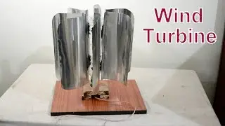 How to Make a Wind Turbine - easy way - a cool Science Project