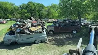 OverHauled OverStuffed CLASSIC VANS & CARS CRUSHED @ CTC Auto RANCH!!